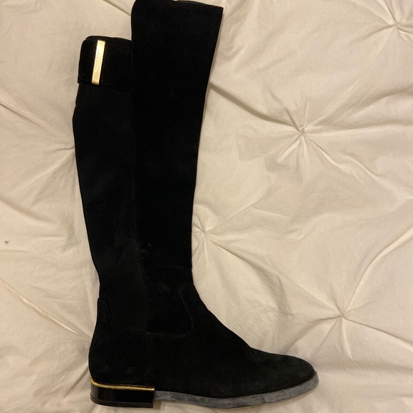Calvin Klein Leather And fabric Boots - Picture 1 of 4